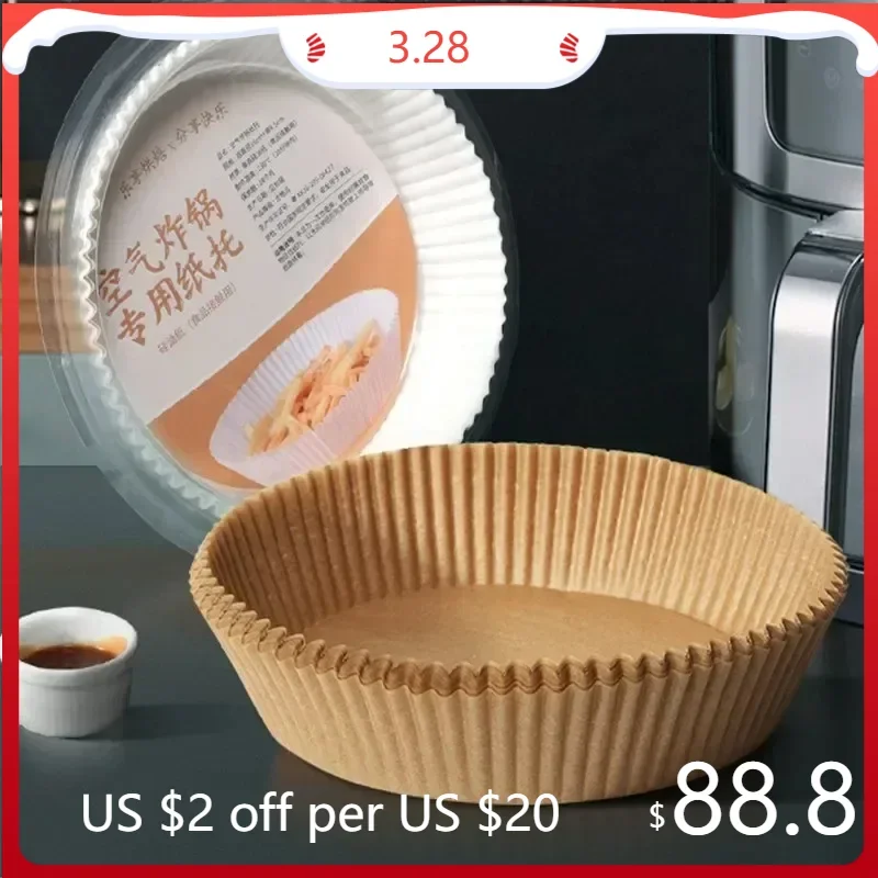 50pcs Kitchen Air Fryer Paper Special Paper Accesories Baking Disposable Oil-proof Paper Non-Stick Baking Mat Barbecue Plate
50pcs Kitchen Air Fryer Paper Special Paper Accesories Baking Disposable Oil-proof Paper Non-Stick Baking Mat Barbecue Plate