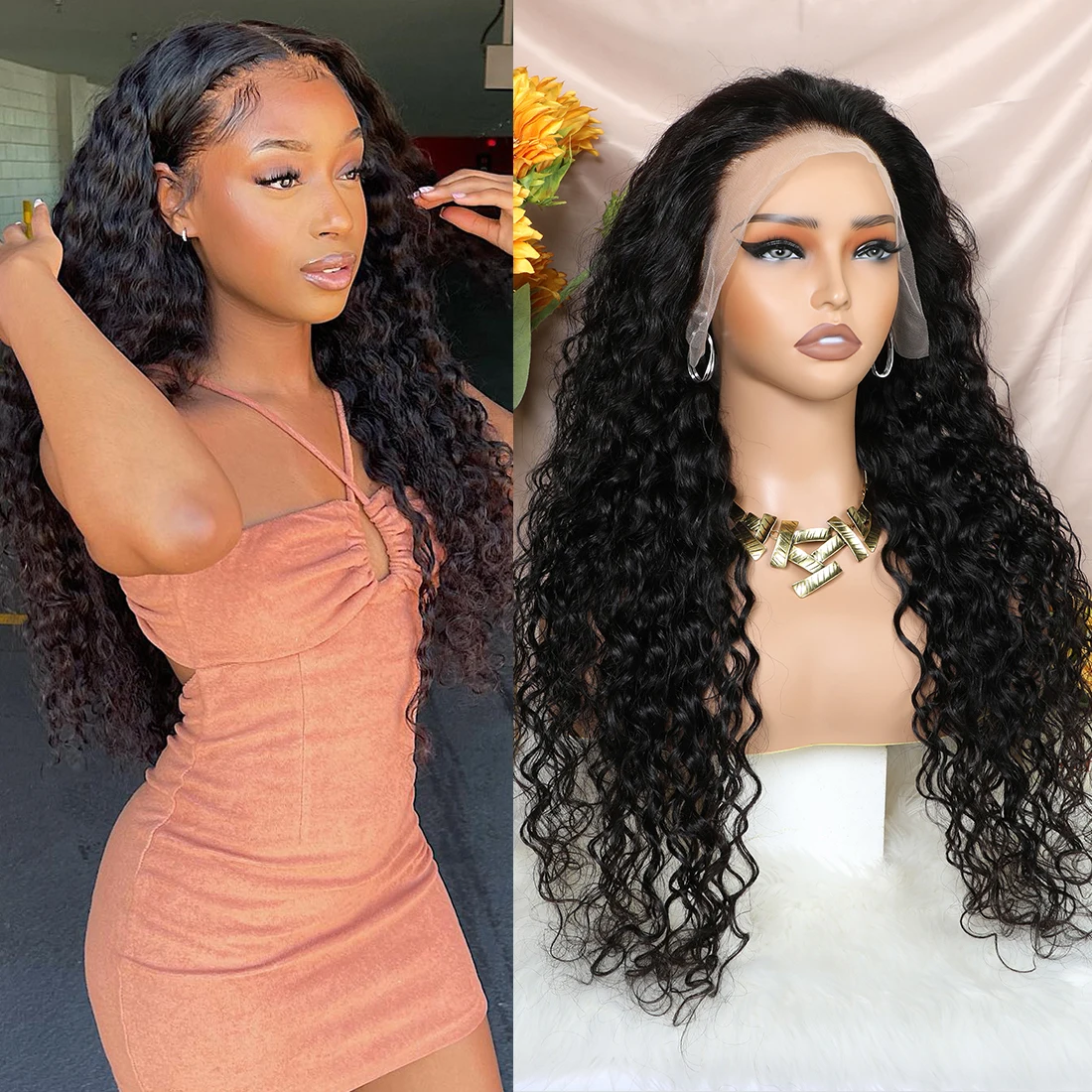 Alibele Water Wave 13x6 Transparent Lace Frontal Wig Human Hair Wigs Pre Plucked Lace Front Wig Easy Install Wholesale For Women
Alibele Water Wave 13x6 Transparent Lace Frontal Wig Human Hair Wigs Pre Plucked Lace Front Wig Easy Install Wholesale For Women
