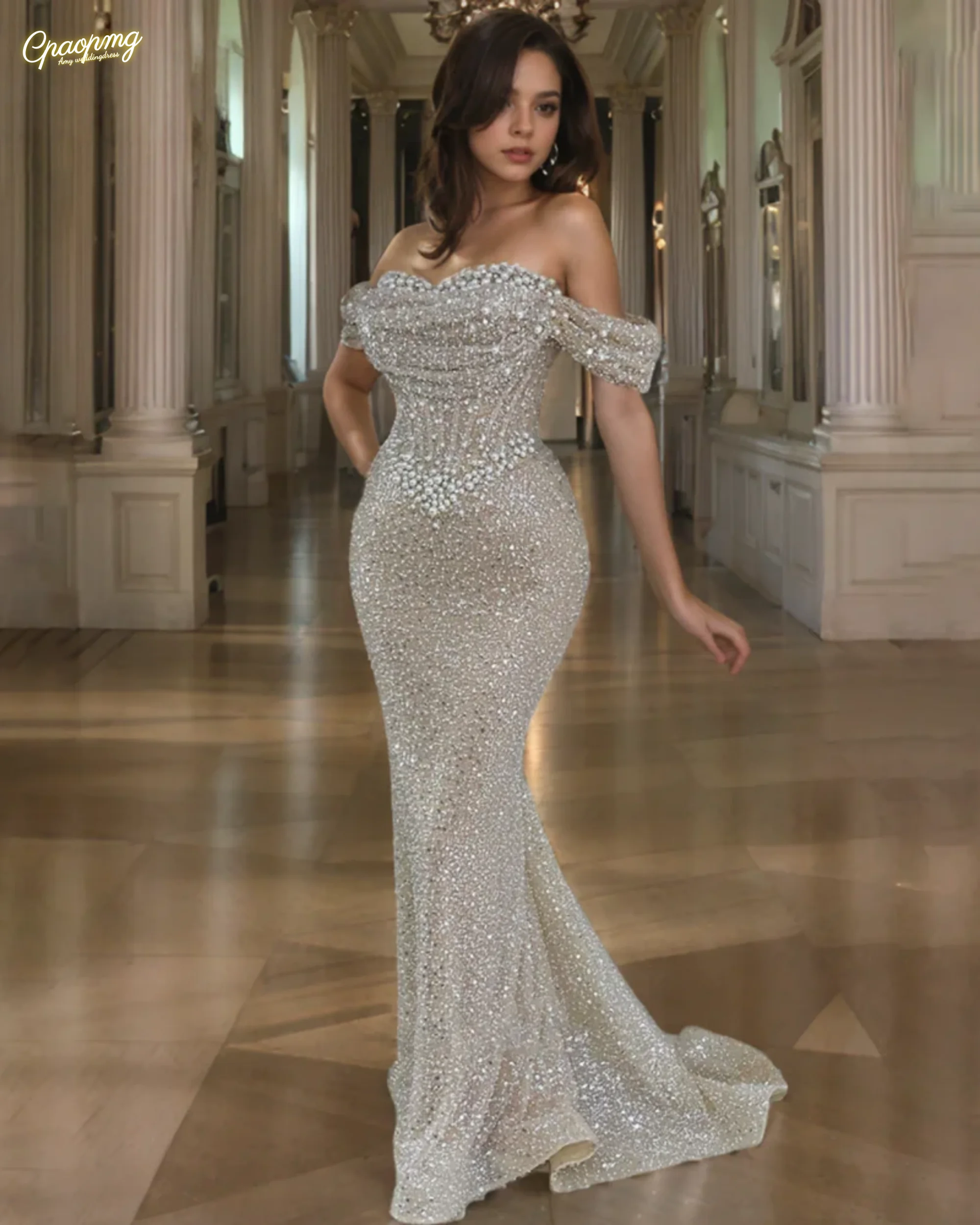 Великолепное платье для выпускного вечера по индивидуальному заказу, милое платье для выпускного вечера с открытыми плечами и блестящими пайетками, вечернее платье Fishbone
Великолепное платье для выпускного вечера по индивидуальному заказу, милое платье для выпускного вечера с открытыми плечами и блестящими пайетками, вечернее платье Fishbone