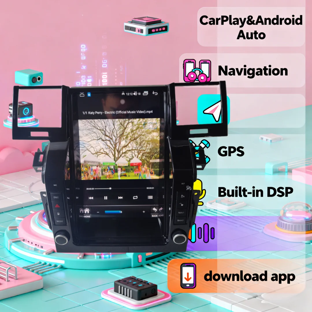 Вертикальный автомобильный радиоприемник, стерео экран, рекордер Android 14 для Land Rover Range Rover Sport 2005 ~ 2009, GPS-навигация, аудио головное устройство
Вертикальный автомобильный радиоприемник, стерео экран, рекордер Android 14 для Land Rover Range Rover Sport 2005 ~ 2009, GPS-навигация, аудио головное устройство