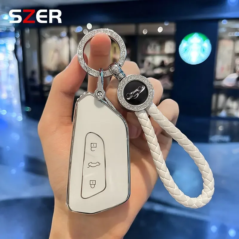 TPU Car Key Case Cover Shell Fob For Volkswagen VW Golf 8 MK8 ID-4 ID-6 For Skoda Octavia A8 For Seat Leon FR MK4 Cupra Keychain
TPU Car Key Case Cover Shell Fob For Volkswagen VW Golf 8 MK8 ID-4 ID-6 For Skoda Octavia A8 For Seat Leon FR MK4 Cupra Keychain