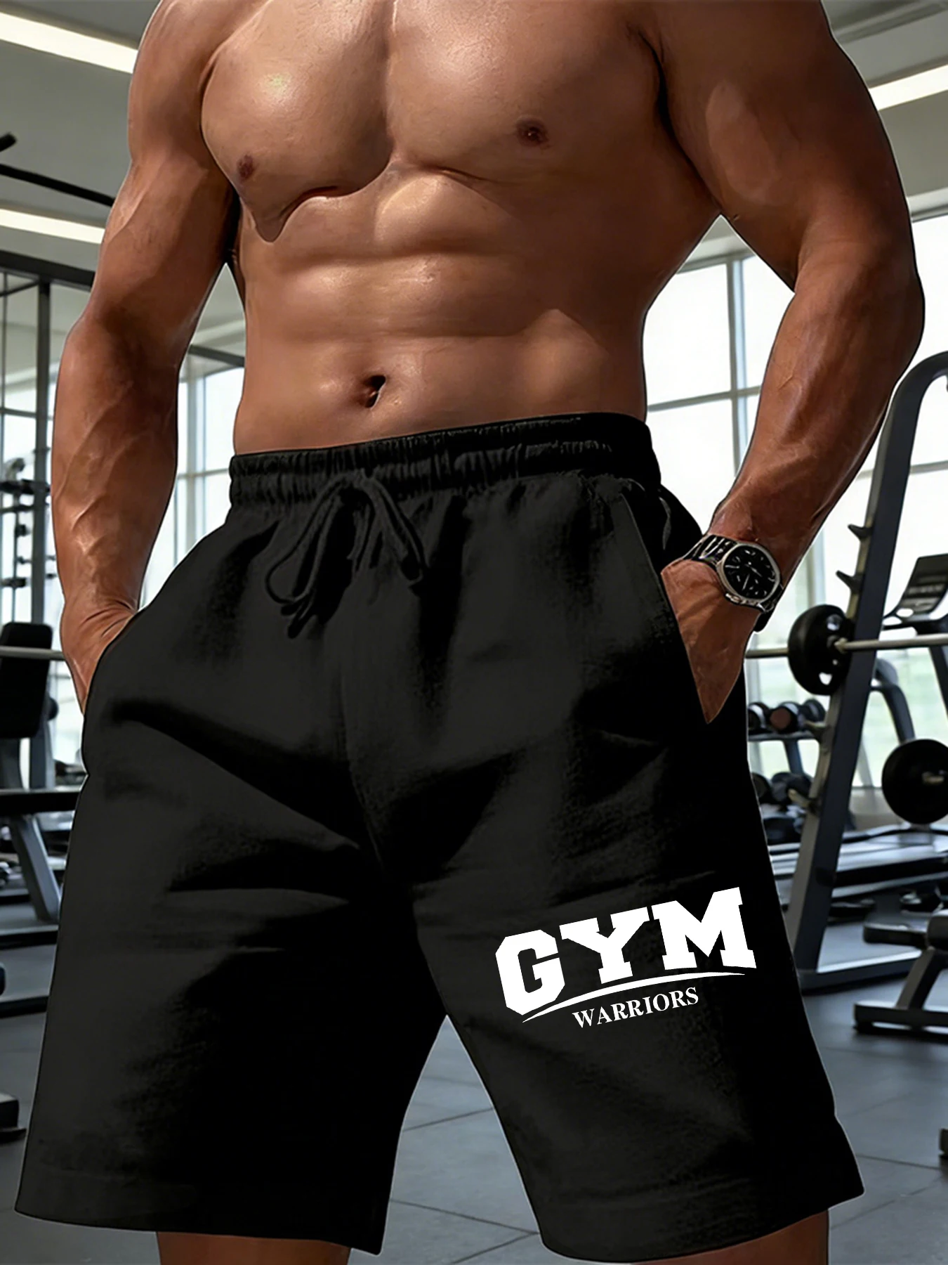 Gym Warriors Art Letter Print Men'S Shorts Loose Drawstring Sportswear Pocket Wide Leg Pants Unisex Summer Casual Clothing
Gym Warriors Art Letter Print Men'S Shorts Loose Drawstring Sportswear Pocket Wide Leg Pants Unisex Summer Casual Clothing
