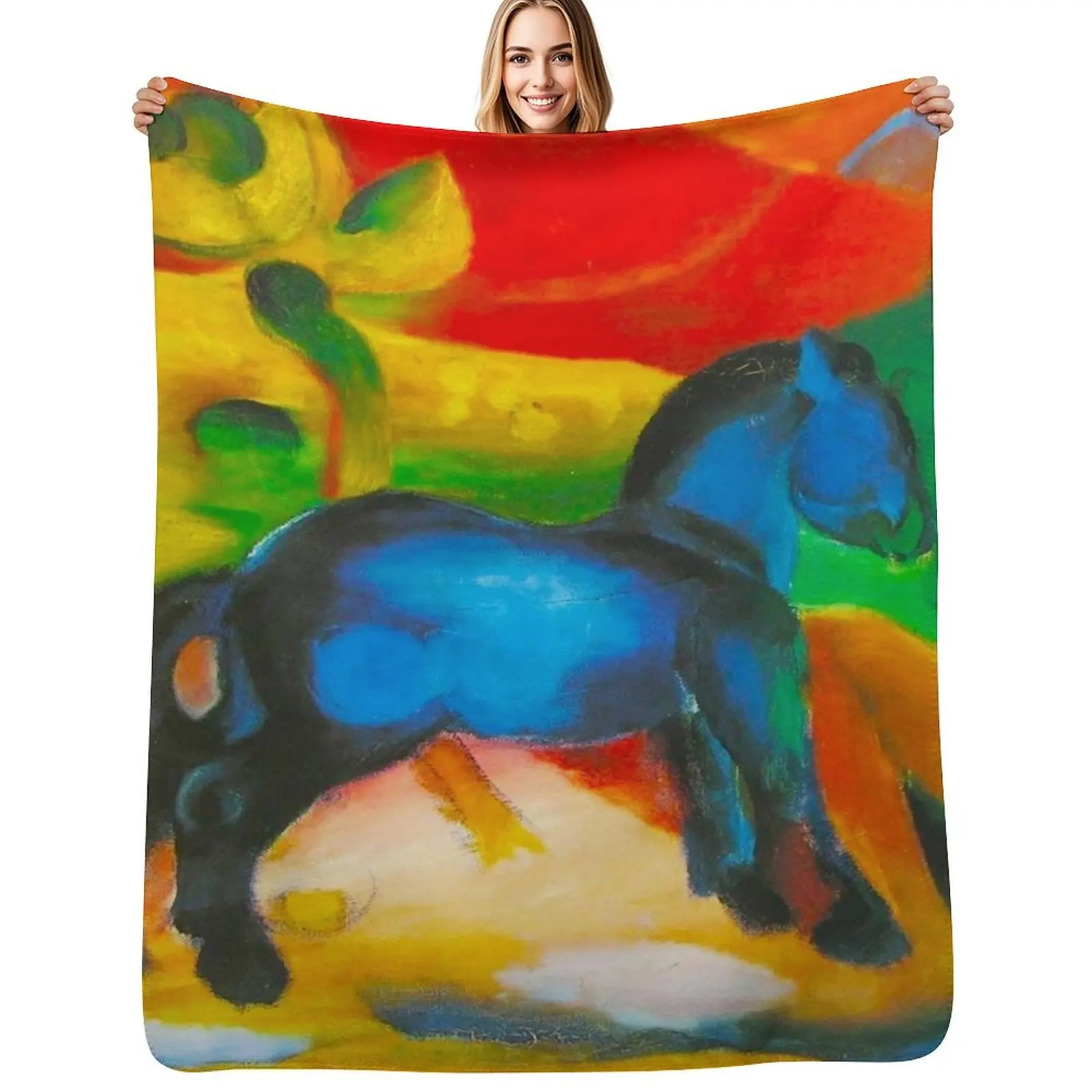FRANZ MARC HD - Little Blue Horse 1912 Throw Blanket cosplay anime Blankets For Sofas Decorative Throw Weighted Blankets
FRANZ MARC HD - Little Blue Horse 1912 Throw Blanket cosplay anime Blankets For Sofas Decorative Throw Weighted Blankets