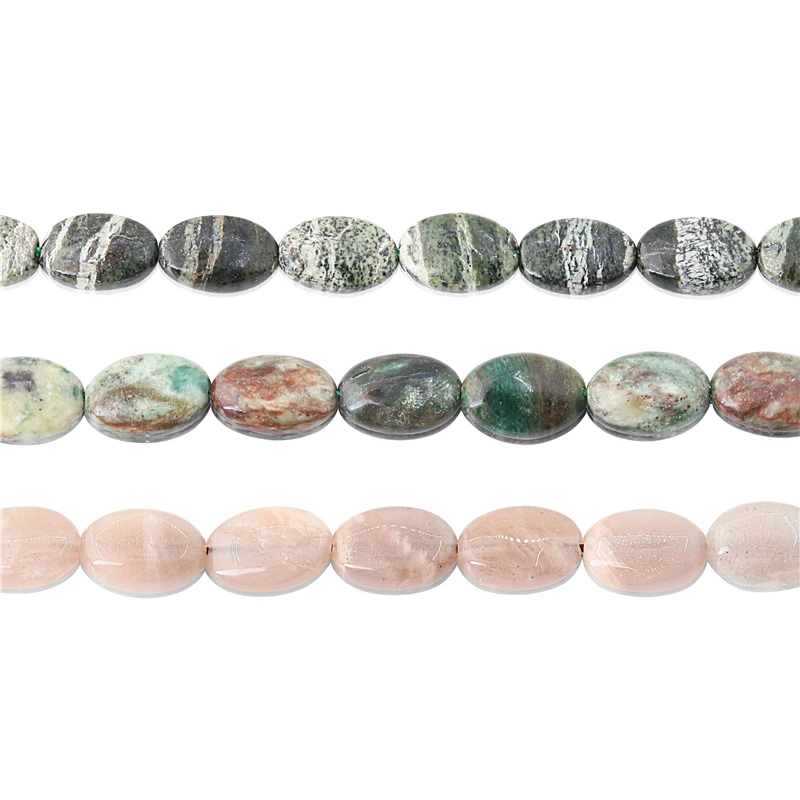Natural Stone Chrysotlie Orange Moonstone Emerald Green Oval Beads Size 8X12 10x14MM For Jewelry Making DIY Bracelet Necklace
Natural Stone Chrysotlie Orange Moonstone Emerald Green Oval Beads Size 8X12 10x14MM For Jewelry Making DIY Bracelet Necklace