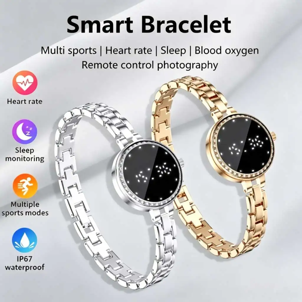 2026 New Smart Bracelet Women Health Monitoring IIP67 Fitness Waterproof Smart Watch Message Reminder Sleep For Android iOS gift
2026 New Smart Bracelet Women Health Monitoring IIP67 Fitness Waterproof Smart Watch Message Reminder Sleep For Android iOS gift