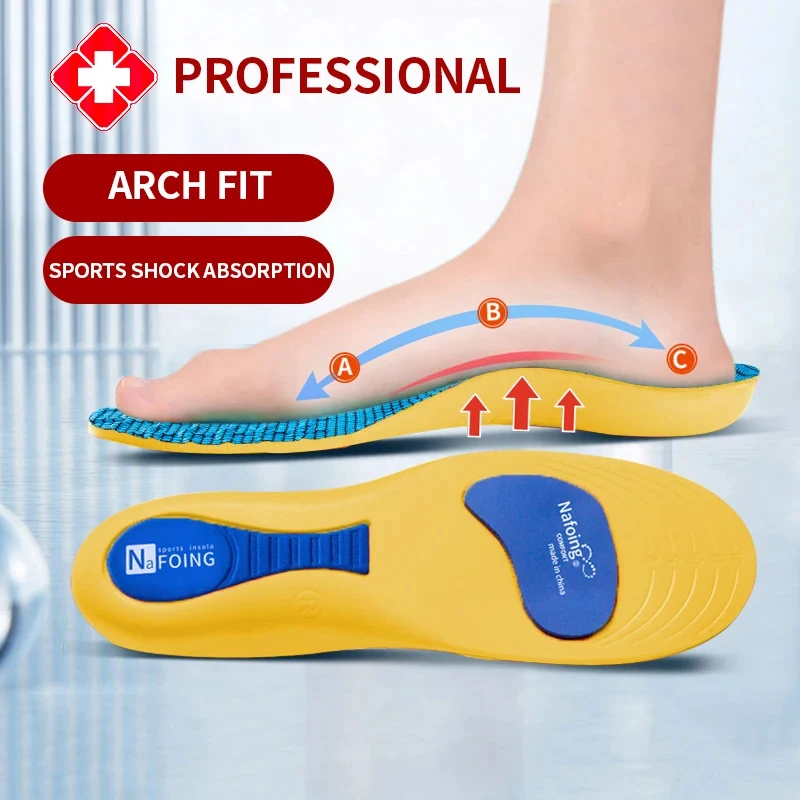 Yellow Orthotic Insole Arch Support Flatfoot Running Insoles for Shoes Sole Orthopedic Insoles Shock-absorbing sports insoles
Yellow Orthotic Insole Arch Support Flatfoot Running Insoles for Shoes Sole Orthopedic Insoles Shock-absorbing sports insoles