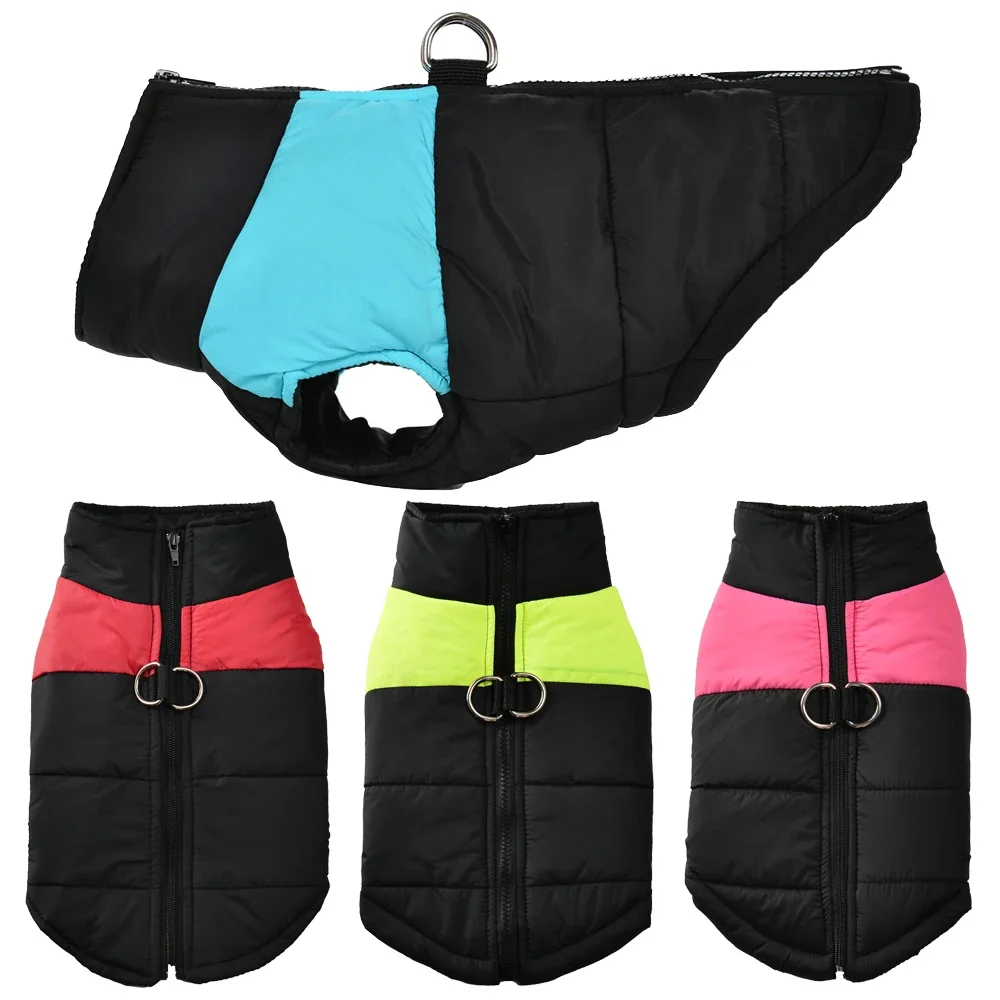 Autumn Winter Dog Jacket With D-ring For Small Large Dogs Cat Warm Waterproof Puppy Zipper Clothes Labrador Yorkies Pet Costumes
Autumn Winter Dog Jacket With D-ring For Small Large Dogs Cat Warm Waterproof Puppy Zipper Clothes Labrador Yorkies Pet Costumes