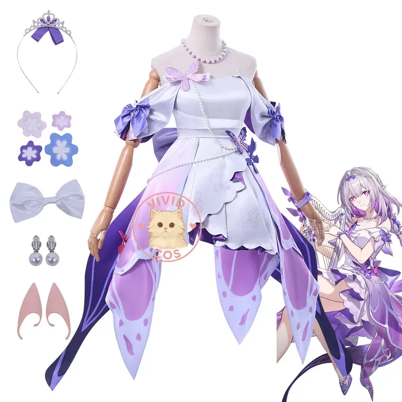 Популярная игра Honkai Star Rail, карнавальный костюм, аниме Castor, наряд для ролевых игр, красивое розовое платье для женщин, комикс, вечеринка, Hallo
Популярная игра Honkai Star Rail, карнавальный костюм, аниме Castor, наряд для ролевых игр, красивое розовое платье для женщин, комикс, вечеринка, Hallo