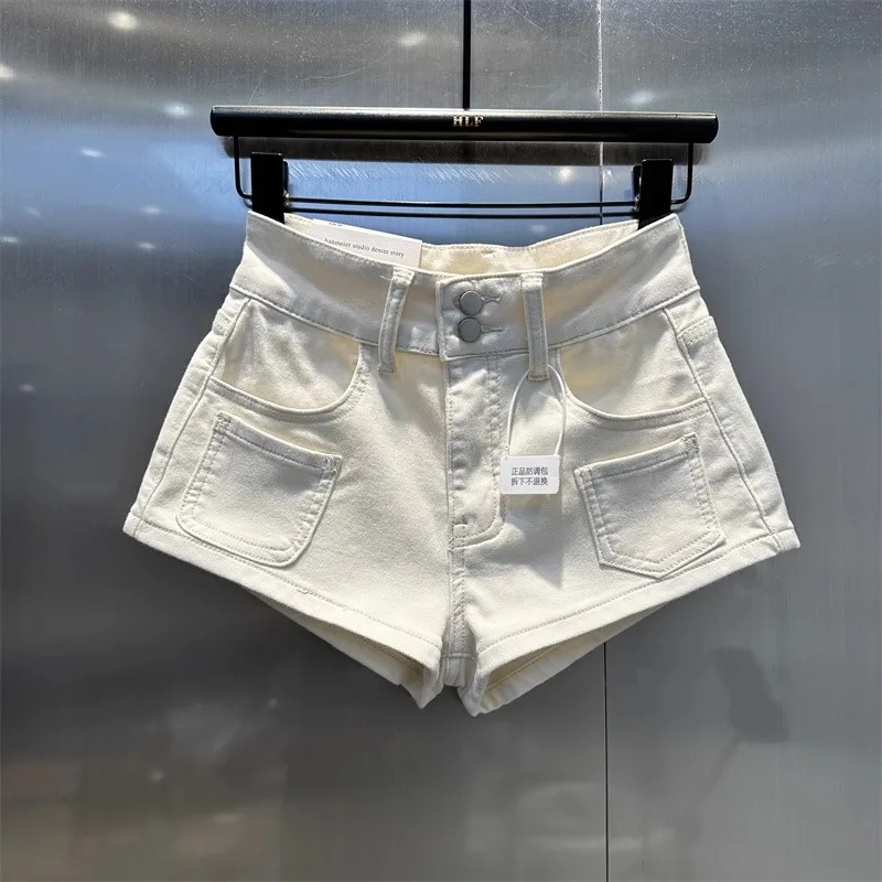 High Waist Slimming Sexy White Washed Denim Shorts Women's Summer New Style A-Line Wide Leg Hot Pants Commute Style Vintage
High Waist Slimming Sexy White Washed Denim Shorts Women's Summer New Style A-Line Wide Leg Hot Pants Commute Style Vintage