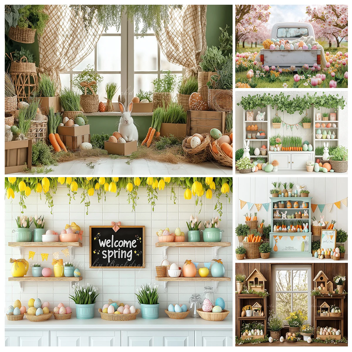 Easter Theme Backdrop Spring Garden Kids Baby Cake Smash Photography Props Child Adult Birthday Photocall Backgrounds
Easter Theme Backdrop Spring Garden Kids Baby Cake Smash Photography Props Child Adult Birthday Photocall Backgrounds