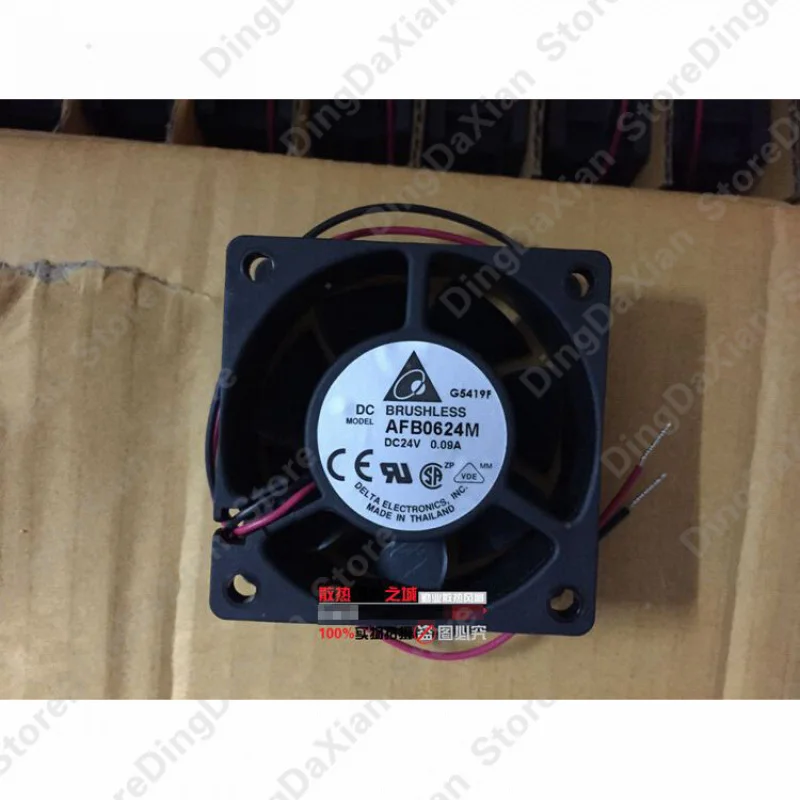 D+ 1PCS For DELTA AFB0624M 24V 0.09A 6CM 2-Wire Ball Cooling Fan 6025
D+ 1PCS For DELTA AFB0624M 24V 0.09A 6CM 2-Wire Ball Cooling Fan 6025