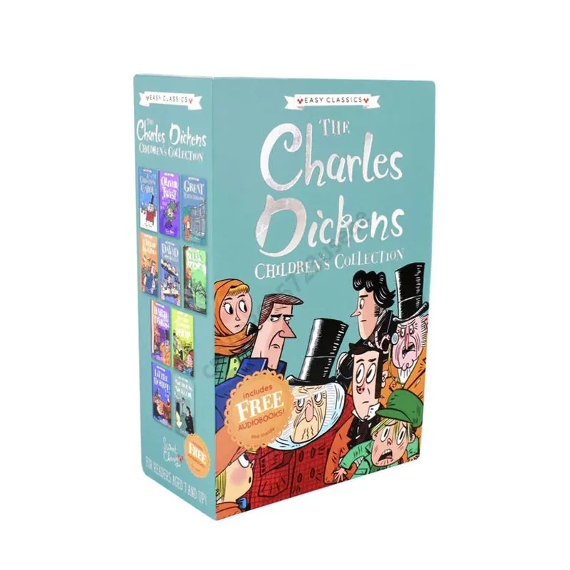 10 Books The Charles Dickens 7-10 Years Old Children's Original English Comic Book Books for Kids
10 Books The Charles Dickens 7-10 Years Old Children's Original English Comic Book Books for Kids
