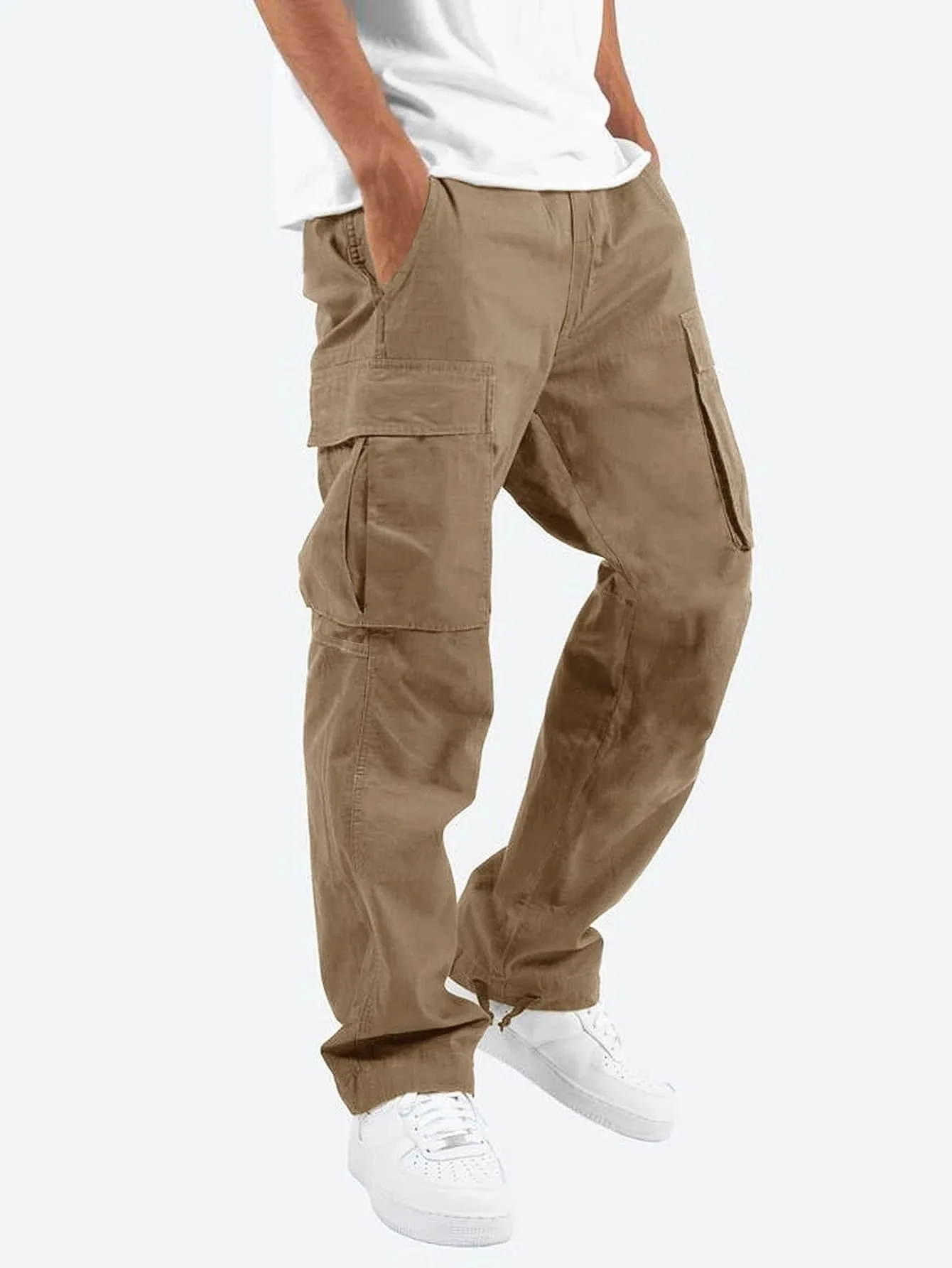 New Men's Cargo Pants. European and American Leisure Style with Drawstring and Multiple Pockets. Street Fashion Long Pants.
New Men's Cargo Pants. European and American Leisure Style with Drawstring and Multiple Pockets. Street Fashion Long Pants.