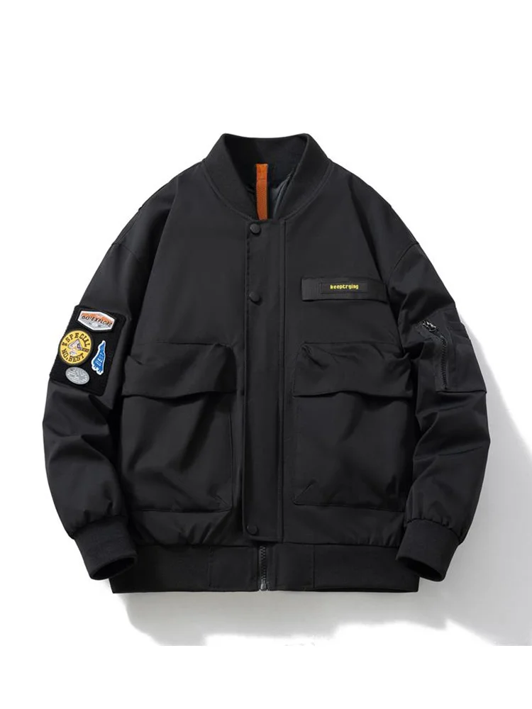 Spring Autumn Men's Workwear Jaet Couple's Trendy American Retro Simple MA Pilot Jaet Thin Baseball orm Loose Fit
Spring Autumn Men's Workwear Jaet Couple's Trendy American Retro Simple MA Pilot Jaet Thin Baseball orm Loose Fit