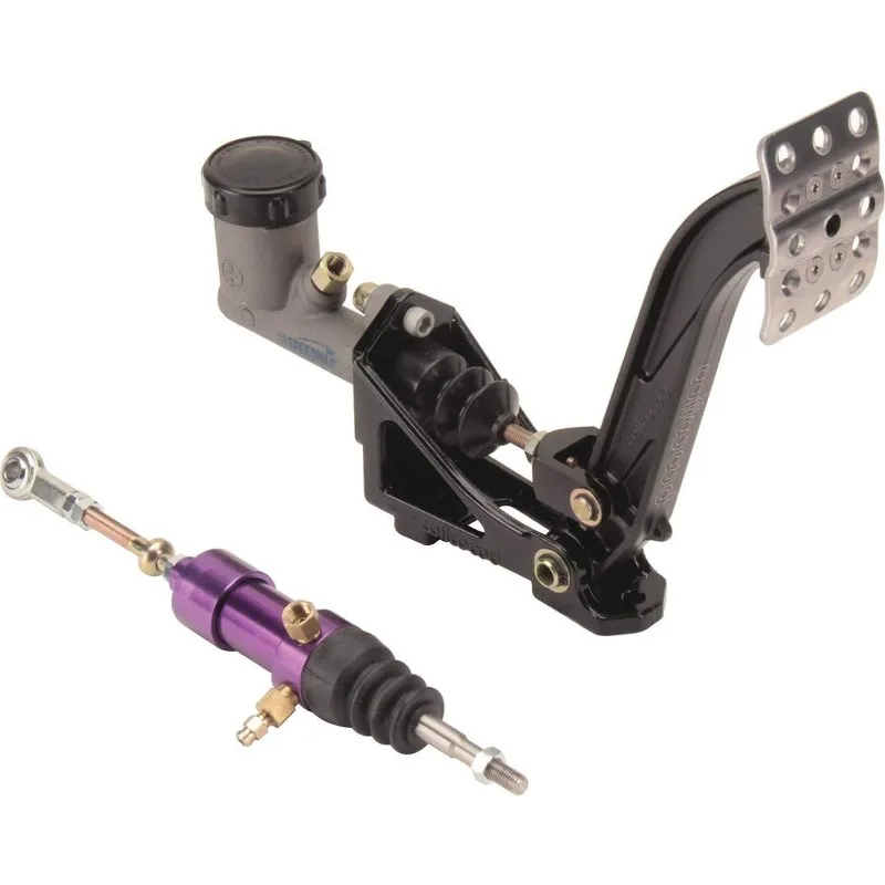 Speedway Motors Hydraulic Clutch Floor Mount Kit: 6:1 Ratio, 7/8" Slave Cylinder, 3/4" Master Bore, Adjustable Waffled Pedal
Speedway Motors Hydraulic Clutch Floor Mount Kit: 6:1 Ratio, 7/8" Slave Cylinder, 3/4" Master Bore, Adjustable Waffled Pedal
