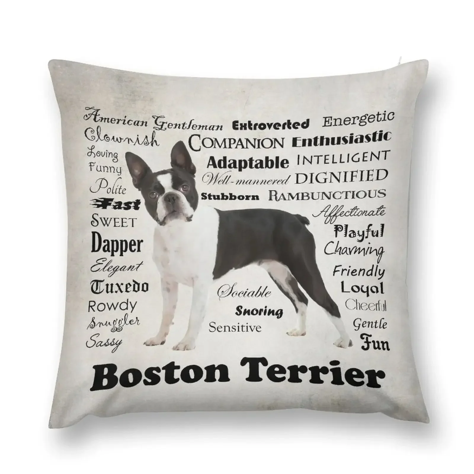 Boston Terrier Traits Throw Pillow Christmas Cushion For Home Christmas Covers For Cushions pillow
Boston Terrier Traits Throw Pillow Christmas Cushion For Home Christmas Covers For Cushions pillow