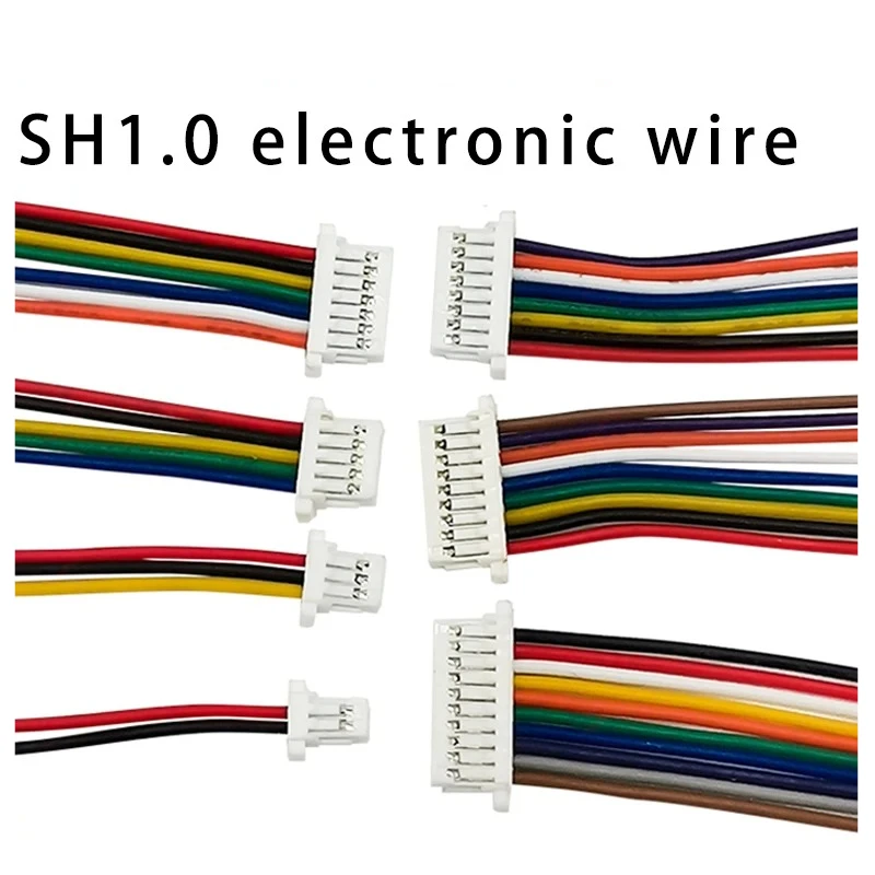 10PCS JST SH1.0 SH 1.0mm Wire Cable Connector 2/3/4/5/6/7/8/9/10/12 Pin 1.0MM Pitch Plug 10CM/20cm/30CM Wire Length 28AWG
10PCS JST SH1.0 SH 1.0mm Wire Cable Connector 2/3/4/5/6/7/8/9/10/12 Pin 1.0MM Pitch Plug 10CM/20cm/30CM Wire Length 28AWG