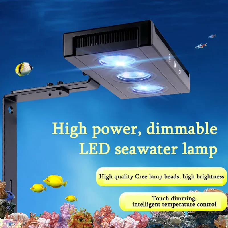 Aquarium LED Seawater Light 22W 41W 62W High Power Fish Tank Full Spectrum Lamp Aquarium Landscaping Led Atmosphere Light
Aquarium LED Seawater Light 22W 41W 62W High Power Fish Tank Full Spectrum Lamp Aquarium Landscaping Led Atmosphere Light