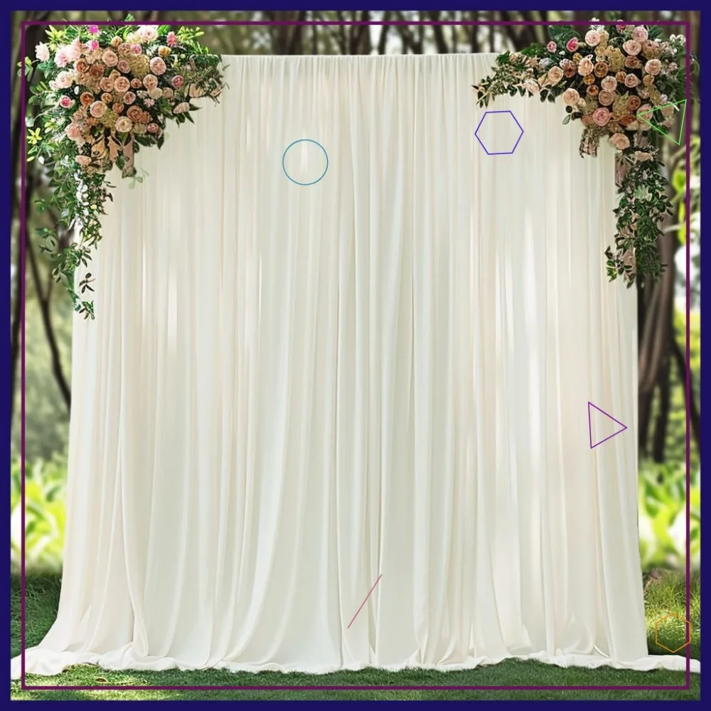 30x10ft Wrinkle Free Ivory Backdrop Curtain for Parties Soft Fabric Drapes Wedding Decor Photography 6 Panels
30x10ft Wrinkle Free Ivory Backdrop Curtain for Parties Soft Fabric Drapes Wedding Decor Photography 6 Panels