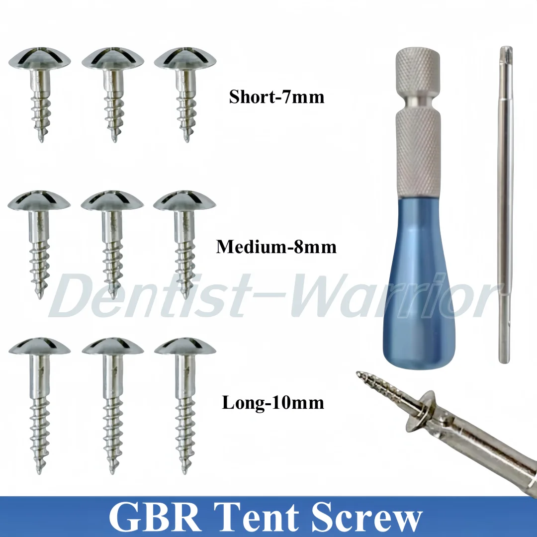 Стоматологический винт для костной палатки GBR, полурезьба 7/8/10 мм, направляющая, мембранный винт для регенерации костей, универсальная отвертка с ручкой
Стоматологический винт для костной палатки GBR, полурезьба 7/8/10 мм, направляющая, мембранный винт для регенерации костей, универсальная отвертка с ручкой