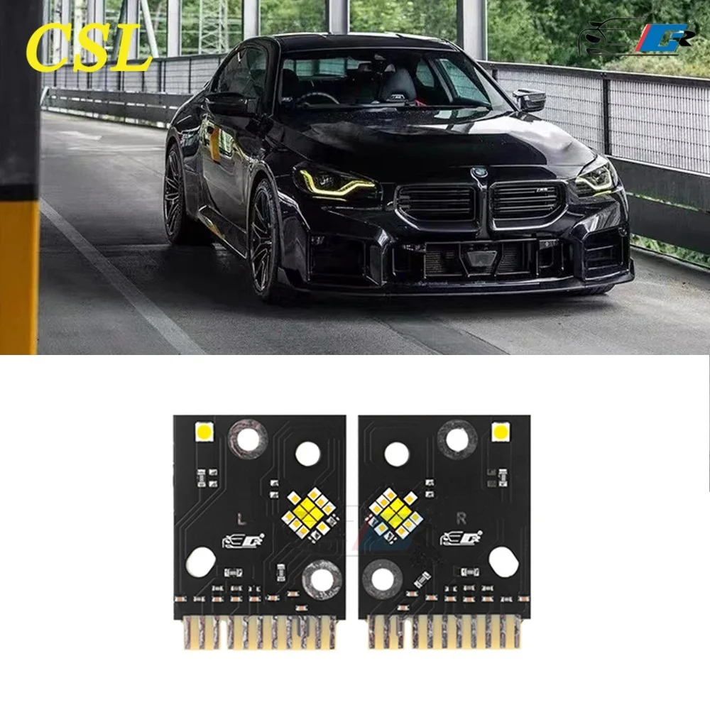 YELLOW Angel Eye LED Boards For BMW 2 series G42 M2 G87 M235i DRL Adaptive LED Headlight DRL Daytime Running Light 12160020070
YELLOW Angel Eye LED Boards For BMW 2 series G42 M2 G87 M235i DRL Adaptive LED Headlight DRL Daytime Running Light 12160020070