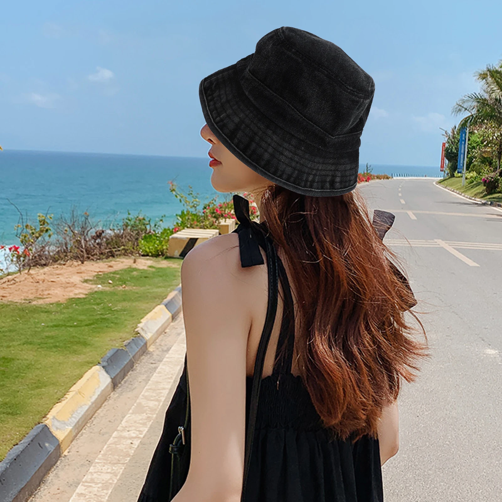 The Summer Vintage Bucket Hat Work Denim Men Outdoor Headwear Cotton Sunscreen Cap
The Summer Vintage Bucket Hat Work Denim Men Outdoor Headwear Cotton Sunscreen Cap