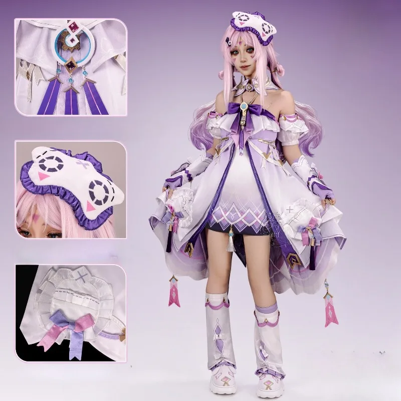 Citlali Costume Game Genshin Impact Cosplay Purple Lolita Dress Wig Full Set New Role Play Outfit for Women Theme Party
Citlali Costume Game Genshin Impact Cosplay Purple Lolita Dress Wig Full Set New Role Play Outfit for Women Theme Party