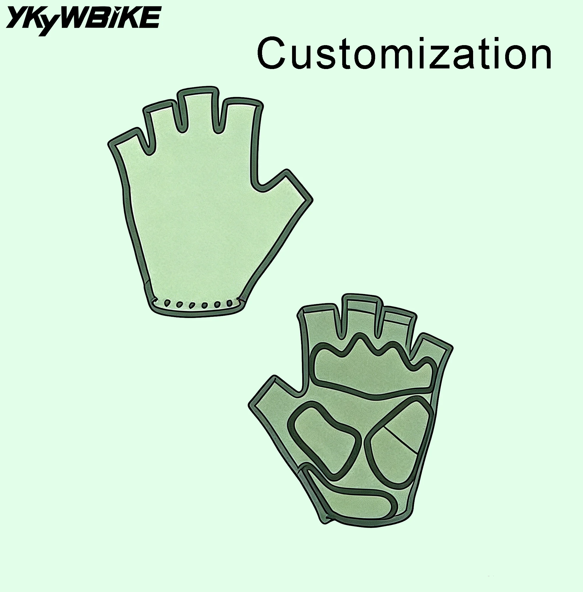 Велоперчатки YKYWBIKE, изготовленные на заказ, специально для велоспорта
Велоперчатки YKYWBIKE, изготовленные на заказ, специально для велоспорта