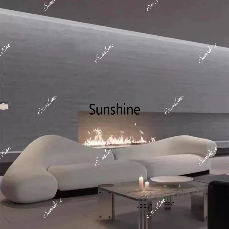 Italian high-end lamb wool fabric straight row sofa
Italian high-end lamb wool fabric straight row sofa
