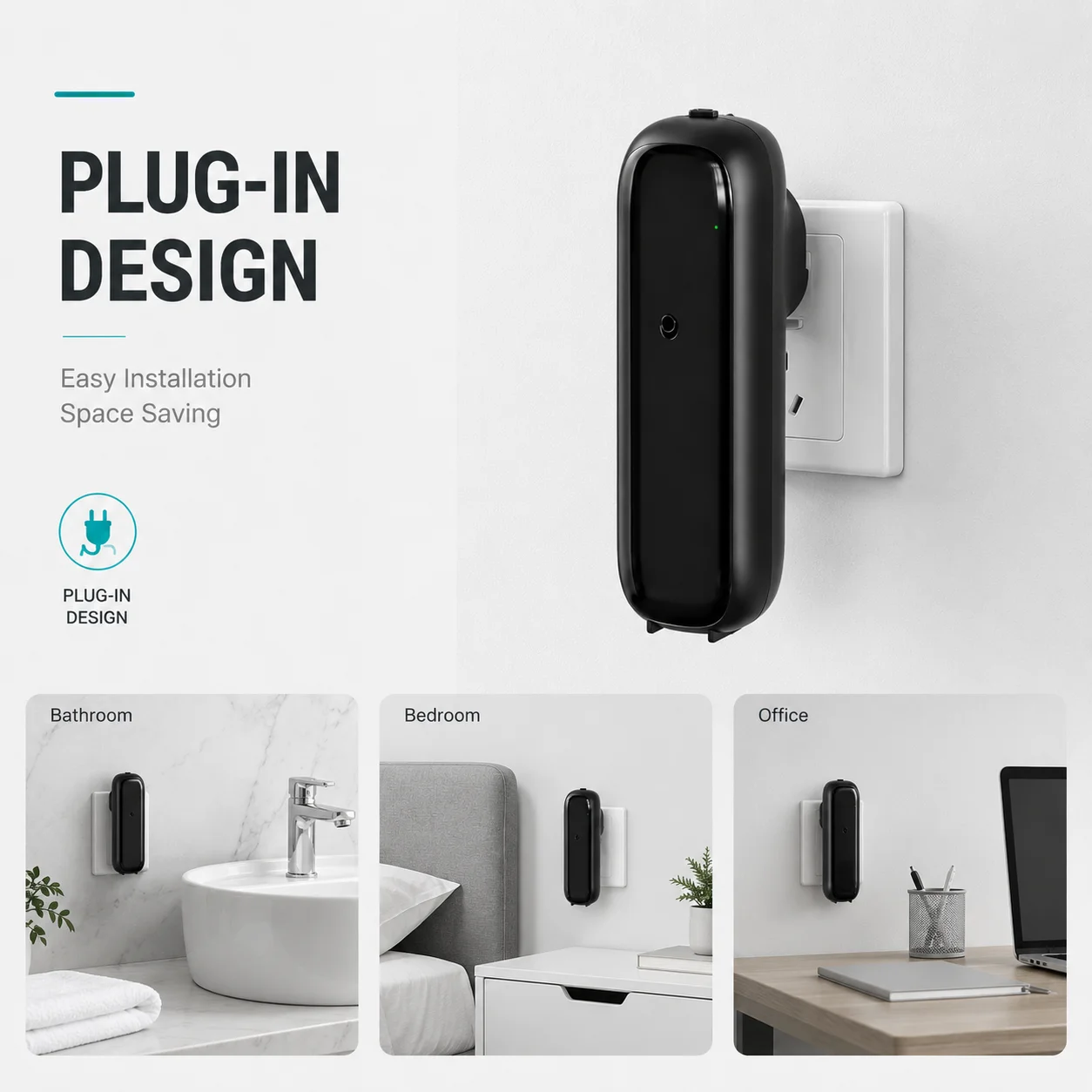 NAMSTE Smart Essential Oil Electric Diffuser New Waterless Aroma Scent Diffusion System Bluetooth Control for Commercial Home