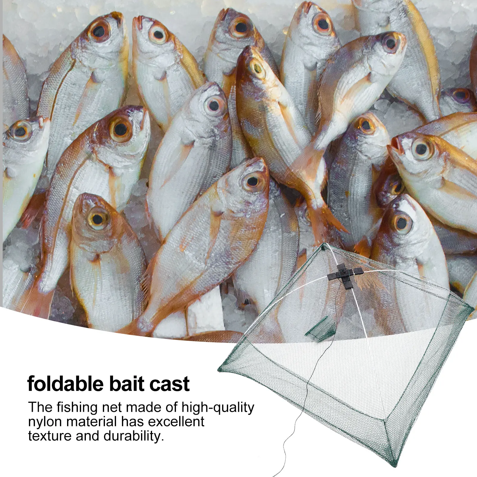 4pcs Automatic Fish Guard Foldable Bait Cast Mesh Trap Net Portable Fishing Net Supplies Fresh Water Nylon Efficient
4pcs Automatic Fish Guard Foldable Bait Cast Mesh Trap Net Portable Fishing Net Supplies Fresh Water Nylon Efficient