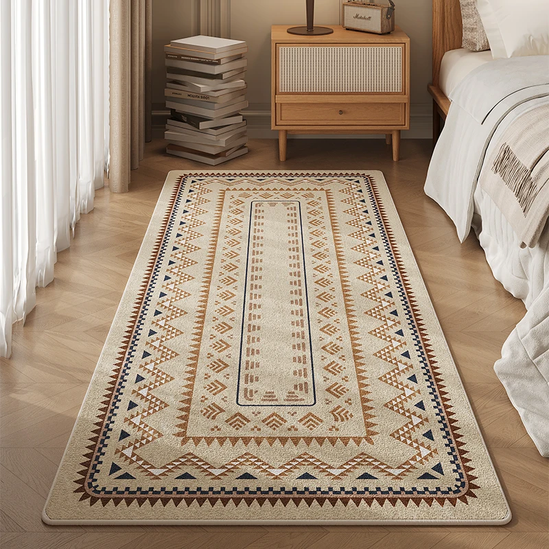 VIKAMA Ethnic Style Bedroom Bedside Rug American Bed Front Long Floor Mat Living Room Mat Room Non-Slip Bed End Foot Mat
VIKAMA Ethnic Style Bedroom Bedside Rug American Bed Front Long Floor Mat Living Room Mat Room Non-Slip Bed End Foot Mat