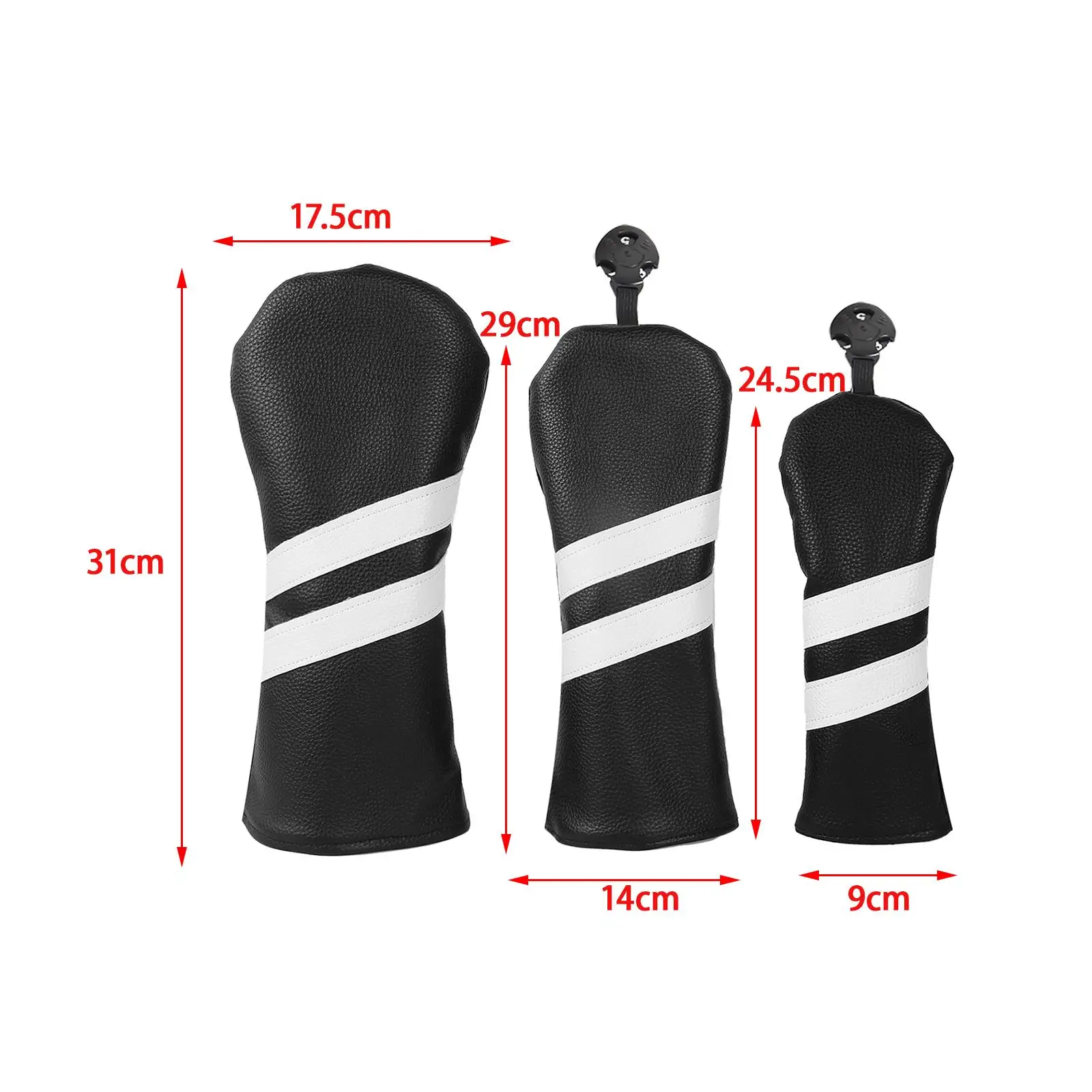3x Golf Club Head Cover Waterproof Golf Club Protectors Golf Wood Headcover
3x Golf Club Head Cover Waterproof Golf Club Protectors Golf Wood Headcover