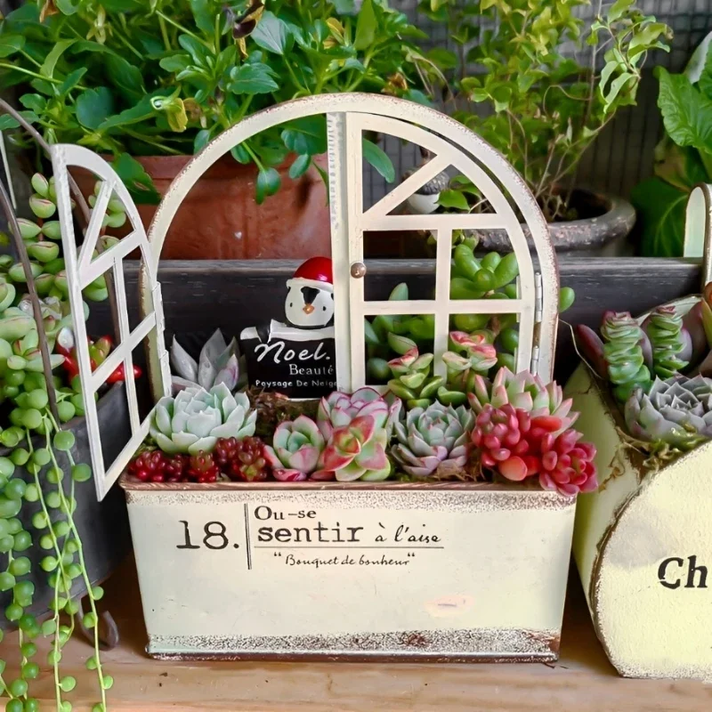 Outdoor Courtyard Hanging Basket Homestay Balcony Succulent Container False Window Flower Pot Do Old Craftsmanship Home Decor
Outdoor Courtyard Hanging Basket Homestay Balcony Succulent Container False Window Flower Pot Do Old Craftsmanship Home Decor