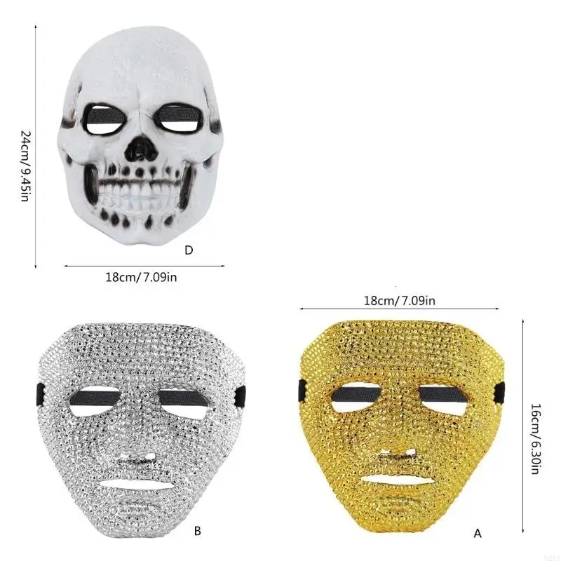 2025 New Rhinestones Masquerade Mask Skull Full Face Mask Skeleton Head Mask Pumpkin Mask
2025 New Rhinestones Masquerade Mask Skull Full Face Mask Skeleton Head Mask Pumpkin Mask