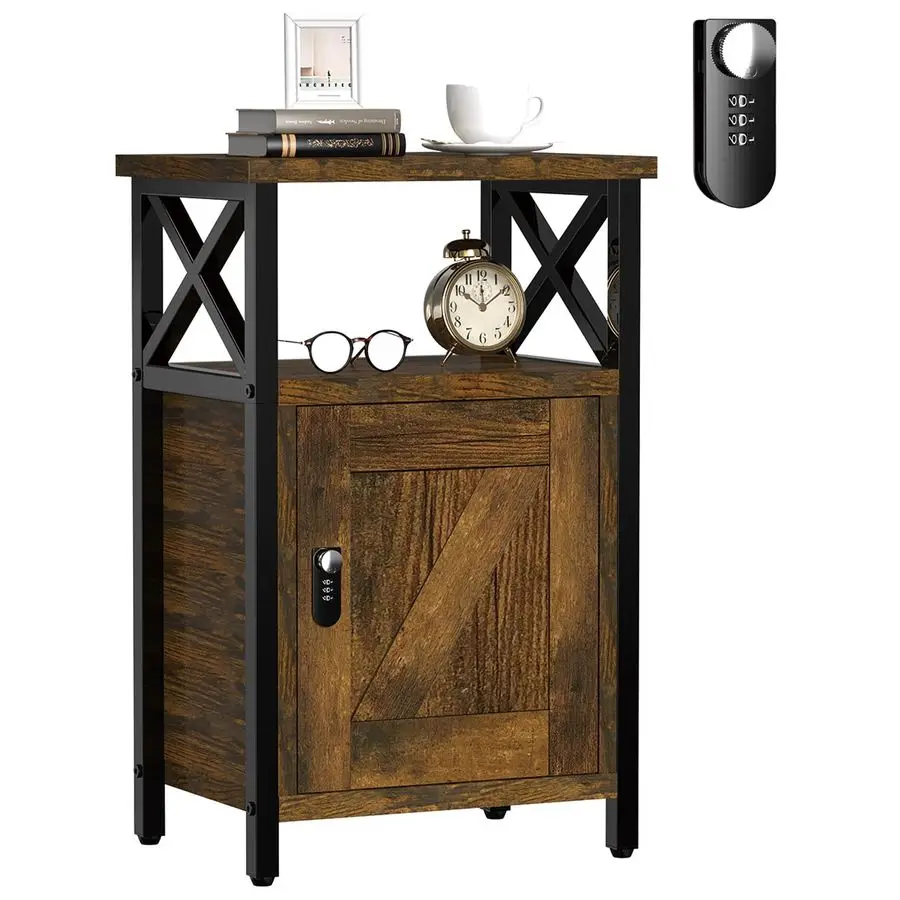 Stand with Locking Drawer, Bedside Table with Drawers, Wooden Bed Side Table with Storage, Nightstand with Shelves, End Night Ta
Stand with Locking Drawer, Bedside Table with Drawers, Wooden Bed Side Table with Storage, Nightstand with Shelves, End Night Ta