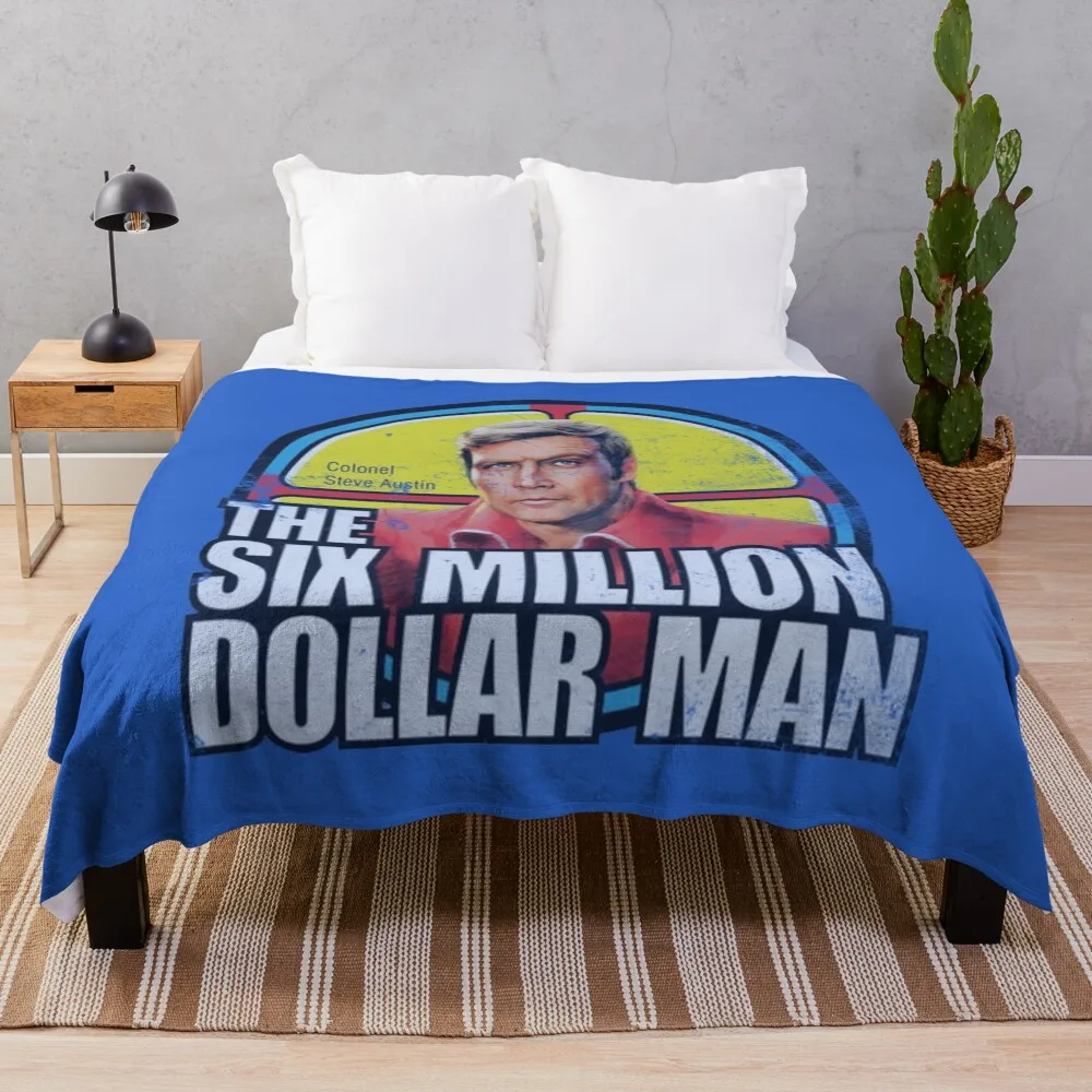 Six Million Dollar Man T-ShirtVintage Retro Six Million Dollar Man T-Shirt_by Bigfinz_ Throw Blanket
Six Million Dollar Man T-ShirtVintage Retro Six Million Dollar Man T-Shirt_by Bigfinz_ Throw Blanket