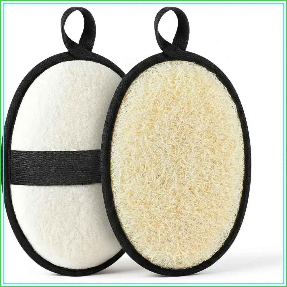 Natural Loofah for Men, 2PCS Egyptian Luffa Body Scrubber for Shower & Bath, Quick-Drying Exfoliating Sponge Pad for Hygiene & Body Care - Travel Essentials & Gym Tool
Natural Loofah for Men, 2PCS Egyptian Luffa Body Scrubber for Shower & Bath, Quick-Drying Exfoliating Sponge Pad for Hygiene & Body Care - Travel Essentials & Gym Tool
