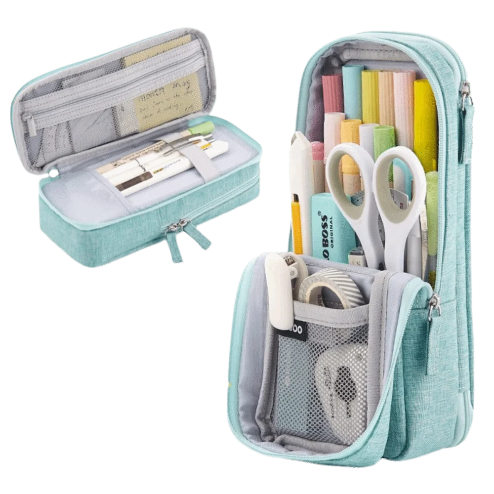 Large-capacity Folding Pencil Case Double-layer Aesthetic Pen Storage Bag Portable Simple Student Stationary Boxes
Large-capacity Folding Pencil Case Double-layer Aesthetic Pen Storage Bag Portable Simple Student Stationary Boxes