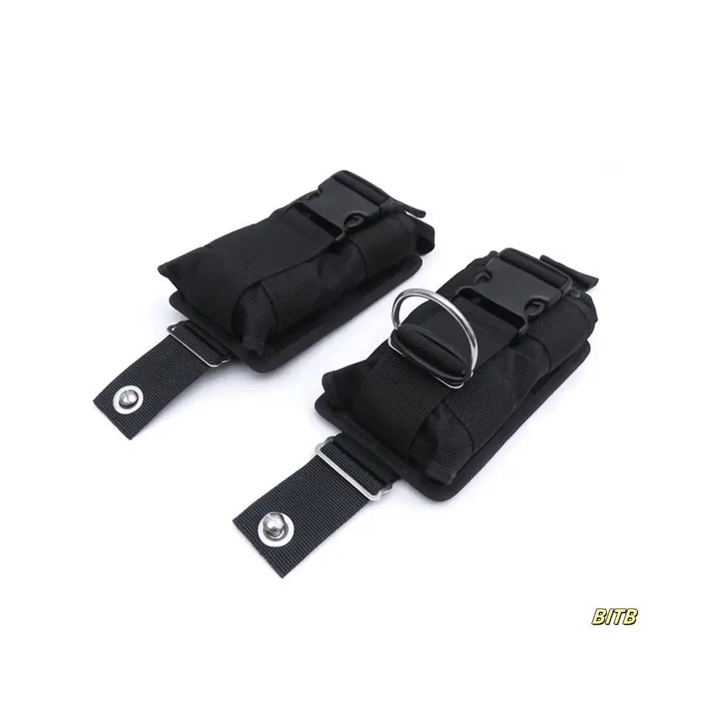 New 2Pcs Spare Black 1680D Nylon Scuba Diving Weight Belt Pockets With Quick Release Buckle -22.5X15x5cm
New 2Pcs Spare Black 1680D Nylon Scuba Diving Weight Belt Pockets With Quick Release Buckle -22.5X15x5cm