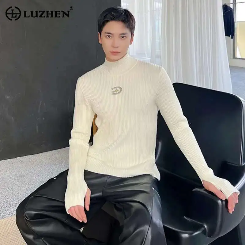 LUZHEN, тонкий мужской зимний свитер, осенние пуловеры, модный свитер, нишевой дизайн, вязаные топы, персонализированный корейский стиль, новинка LZ6221
LUZHEN, тонкий мужской зимний свитер, осенние пуловеры, модный свитер, нишевой дизайн, вязаные топы, персонализированный корейский стиль, новинка LZ6221