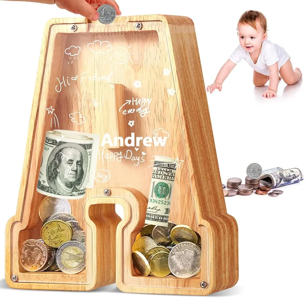 Letter Piggy Banks For Boys Girls, Wooden Personalized Bills And Bank Money Box,Diy Name Birthday Gift For Kids,Bedroom Living
Letter Piggy Banks For Boys Girls, Wooden Personalized Bills And Bank Money Box,Diy Name Birthday Gift For Kids,Bedroom Living