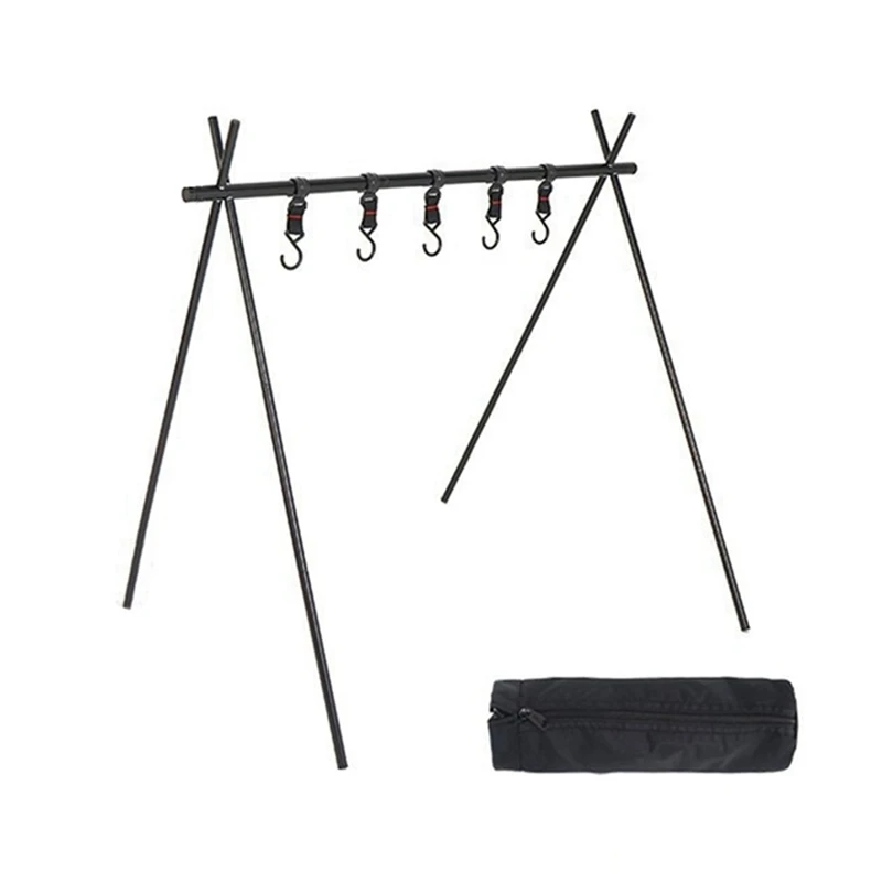 DW-Outdoor Aluminum Portable Camping Rack Folding Ultra-Light Camping Tripod Travel Sundries Hanger
DW-Outdoor Aluminum Portable Camping Rack Folding Ultra-Light Camping Tripod Travel Sundries Hanger