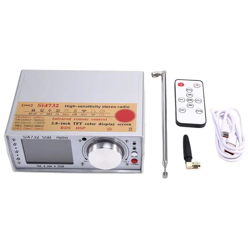 【Shop Now】Si4732 SSB Radio ATS-25 Full-Band Radio FM With Stereo Output All Band Radio Receiver White FM/LW/MW/SW/SSB 2.8Inch To
【Shop Now】Si4732 SSB Radio ATS-25 Full-Band Radio FM With Stereo Output All Band Radio Receiver White FM/LW/MW/SW/SSB 2.8Inch To
