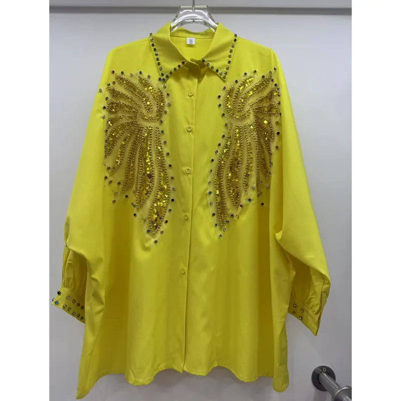 2025 Новая тяжелая легкая роскошная нишевая рубашка с длинным рукавом и силуэтом крыла, модная
2025 Новая тяжелая легкая роскошная нишевая рубашка с длинным рукавом и силуэтом крыла, модная