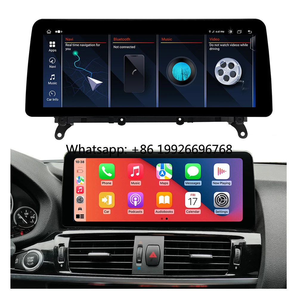 12.3Inch 1920*720 Android 11 Car Video DSP Built-in Carplay Auto Radio for BMW X3 F25 X4 F26 CIC NBT IPS+DSP Wifi Carplay
12.3Inch 1920*720 Android 11 Car Video DSP Built-in Carplay Auto Radio for BMW X3 F25 X4 F26 CIC NBT IPS+DSP Wifi Carplay