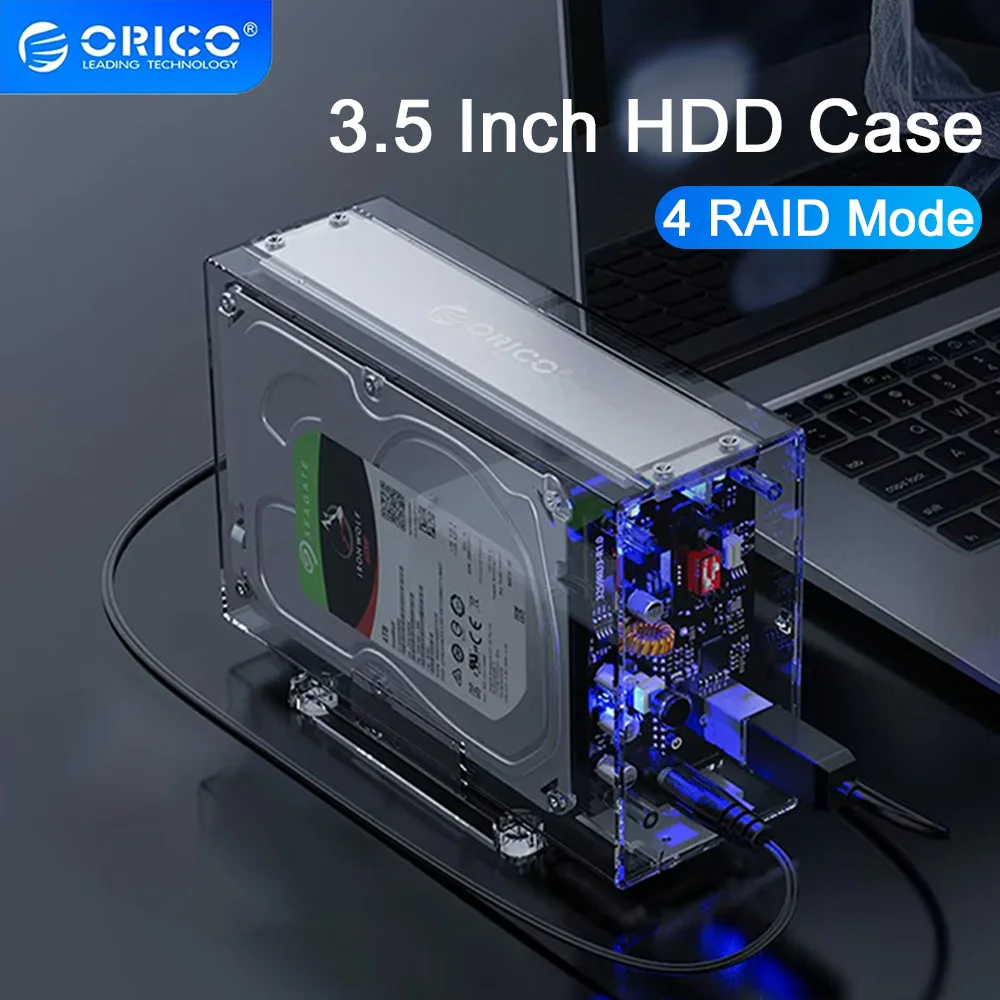 ORICO 2Bay 3.5 Inch External Hard Drive Enclosure SATA To USB3.0 Hard Drive Dock Station Disk Array with RAID for 3.5'' sata HDD
ORICO 2Bay 3.5 Inch External Hard Drive Enclosure SATA To USB3.0 Hard Drive Dock Station Disk Array with RAID for 3.5'' sata HDD