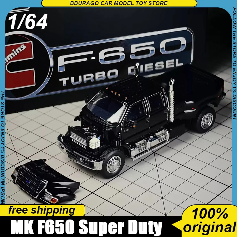 Mk Miniatures 1:64 F650 Super Duty Crew Cab Pickup Diecast Truck Model Hec Beijing Exclusive Limited Edition Collectible Ornamen
Mk Miniatures 1:64 F650 Super Duty Crew Cab Pickup Diecast Truck Model Hec Beijing Exclusive Limited Edition Collectible Ornamen