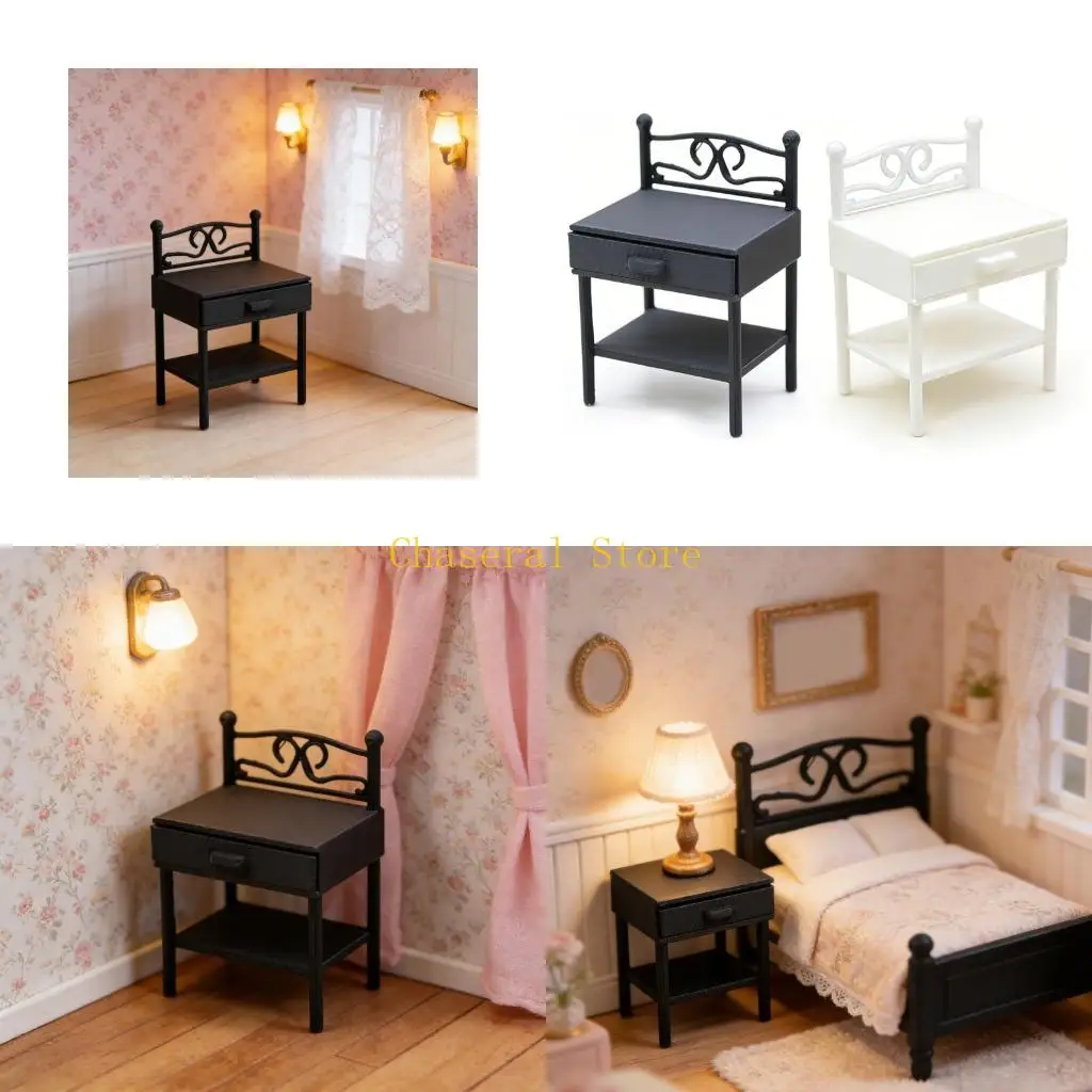 E7CE Tiny Bedside Cabinet For Dollhouses Realistic Design With Plastic Craftsmanship
E7CE Tiny Bedside Cabinet For Dollhouses Realistic Design With Plastic Craftsmanship
