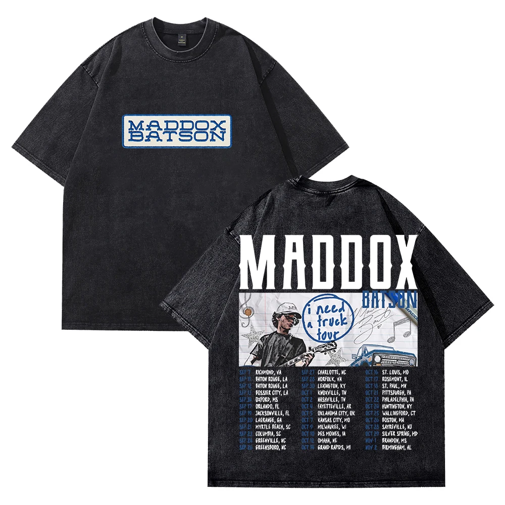 Maddox Batson 2025 Washed T Shirt Men Women I Need A Truck Tour T-shirts Crewneck Short Sleeve Cotton Tee Streetwear Tops
Maddox Batson 2025 Washed T Shirt Men Women I Need A Truck Tour T-shirts Crewneck Short Sleeve Cotton Tee Streetwear Tops
